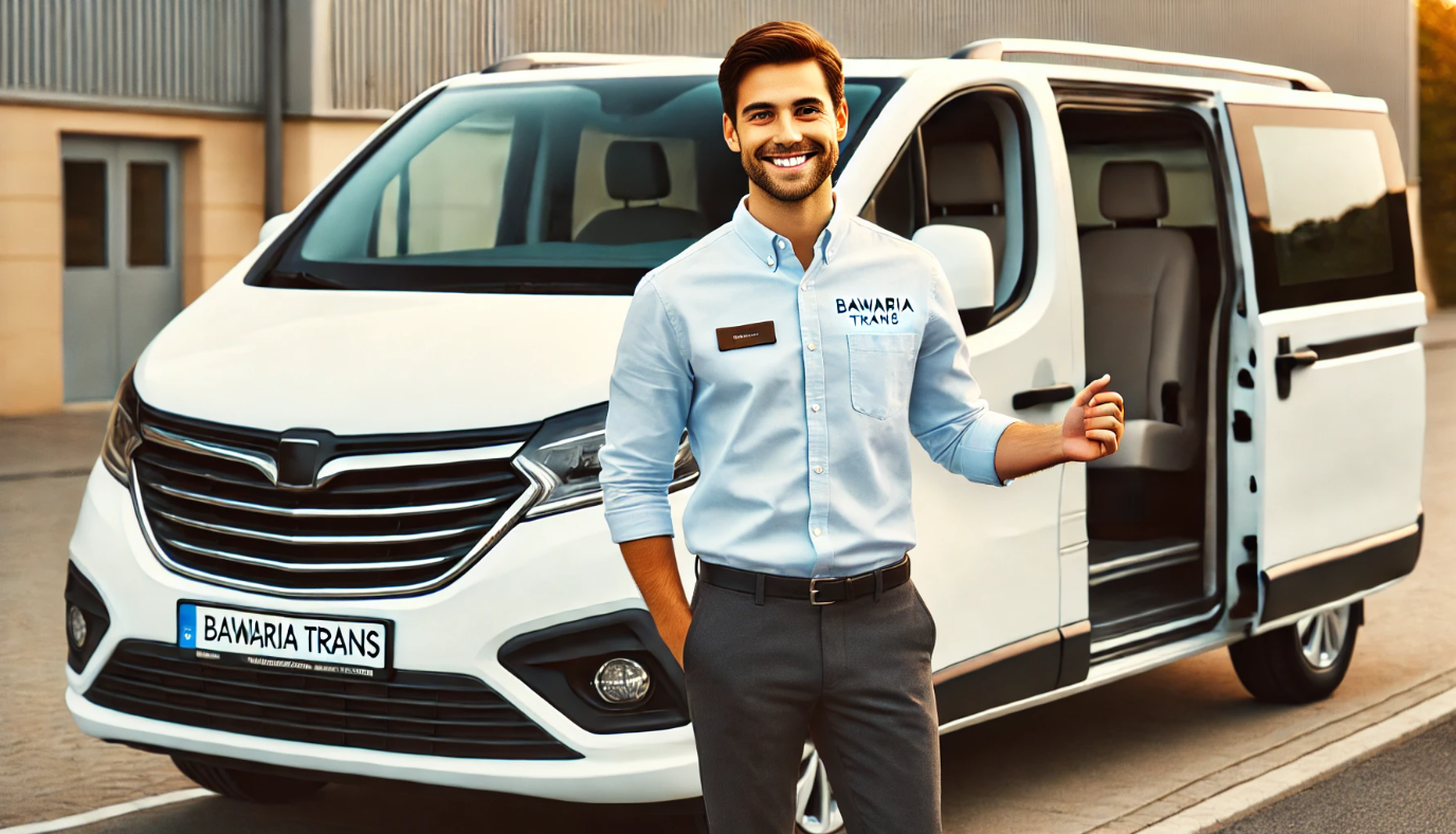 Nowoczesny bus Bawaria Trans na trasie Polska-Niemcy